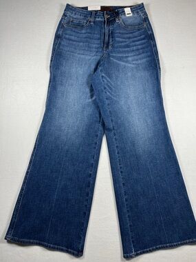 Judy Blue Wide Leg Dark Blue Denim Jeans